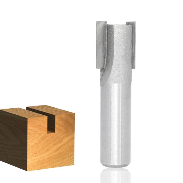 Akylin Straight Router Bits 1/2 Inch Shank, Carbide Tipped Straight