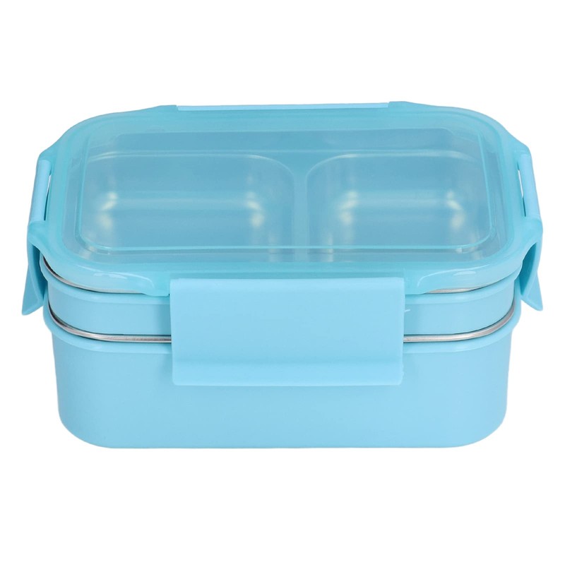 304 Stainless Steel Double Layer Insulated Lunch Box with Compartment