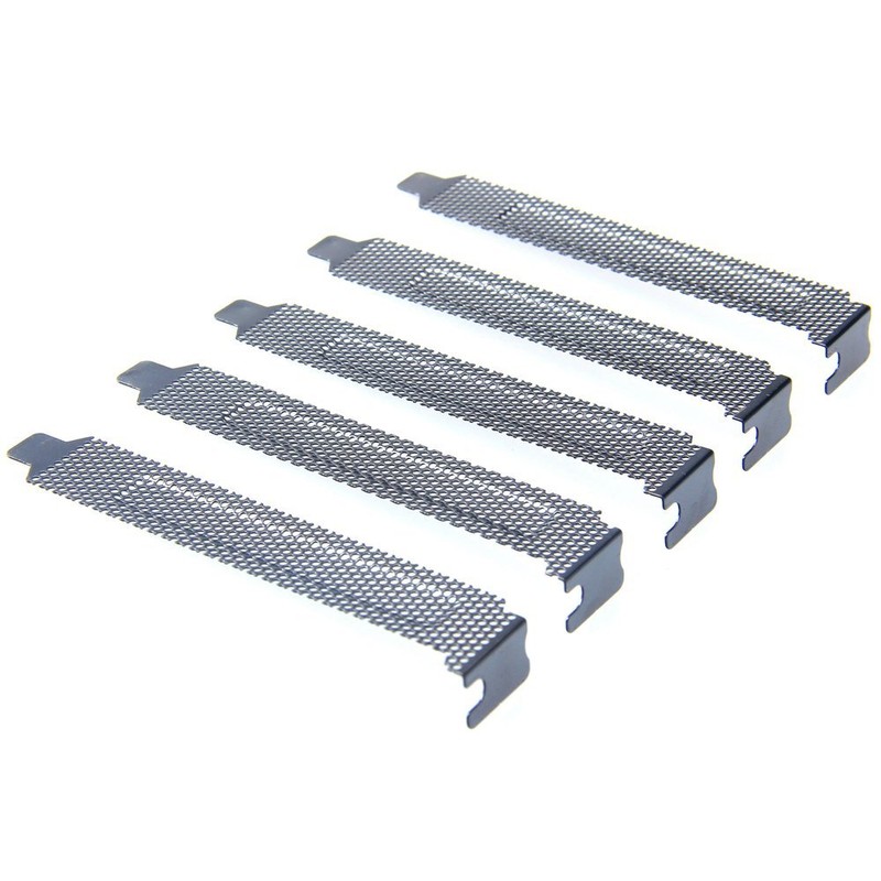 SMTHOME 5 PCI Slot Cover Dust Filter Bracket Expansion Blank