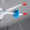 Extendable Microfiber Ceiling Fan Duster - Long Handle, Dust-Locking, Reusable