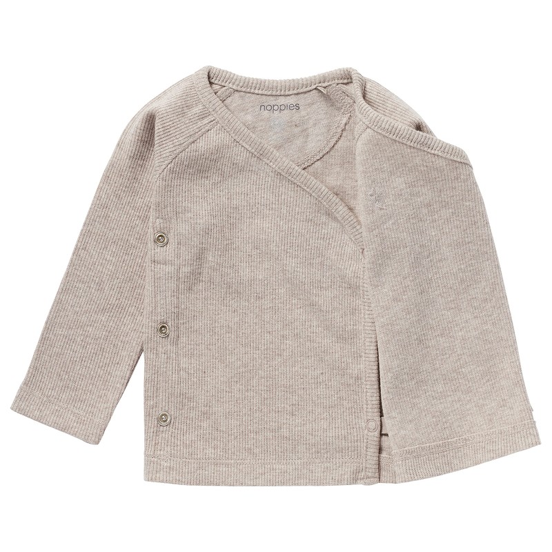 Noppies Unisex Baby U Tee Overlap LS Rib Nanyuki T-Shirt,