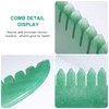 ideayard Gua Sha Jade Comb Natural Scalp Massager Jade Scraping