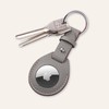 COGURE COPAT-K Charm Keychain, AirTag Case, Genuine Leather, Air Tag