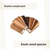 Sauers Exotic Species Wood Identification Kit & Wood Veneer Sample