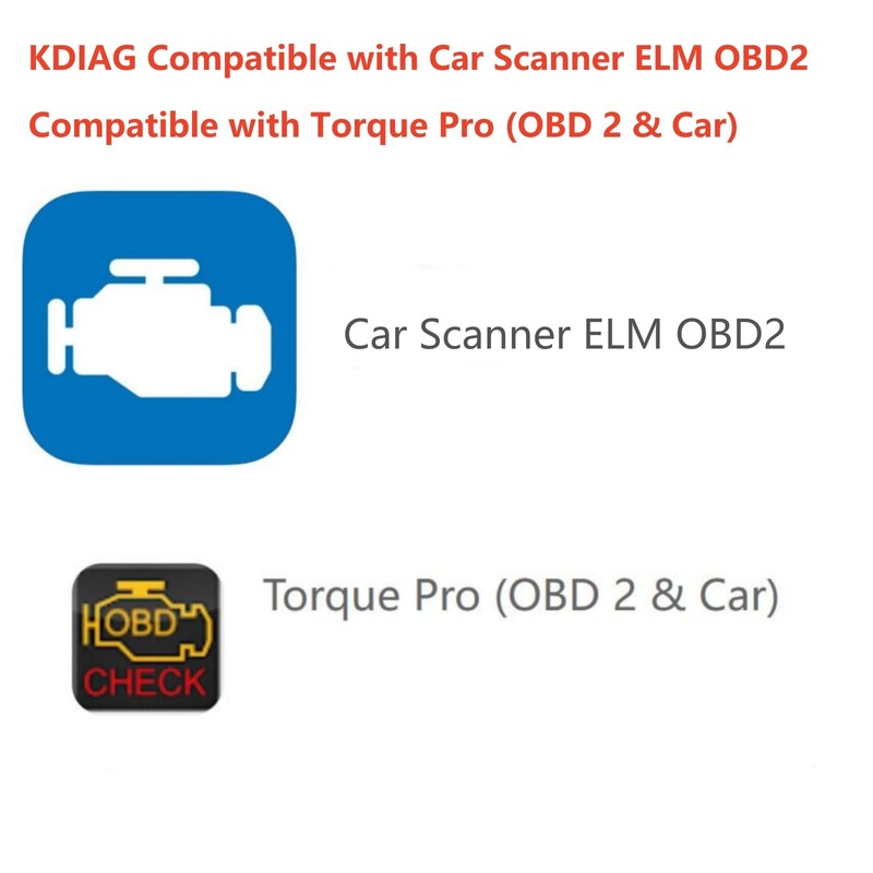 Tucool Racing KDIAG OBD2 Scanner Diagnostic Tool, Car Code Reader