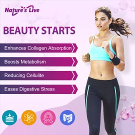 Collagen Peptides for Women & Men,Type I, II, III, V, X Multi Collagen Pills NEW
