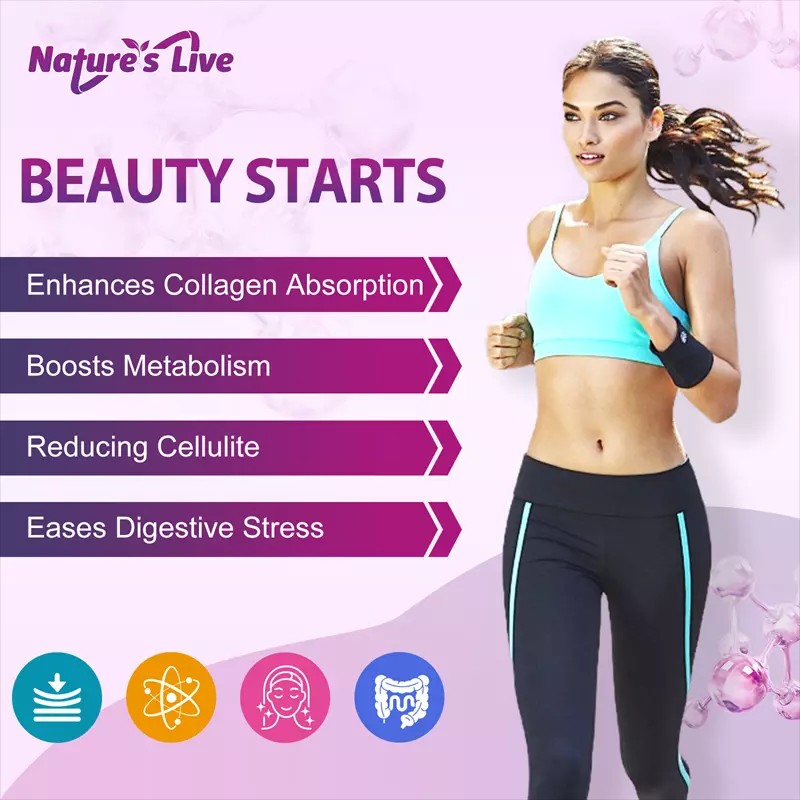 Collagen Peptides for Women & Men,Type I, II, III, V,