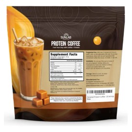Sunlab Essentials Café En Polvo Sabor Caramelo Con Proteína                                                                                           
