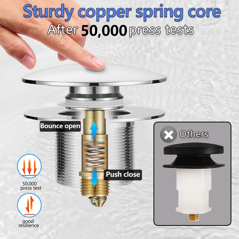 Upgrade Tip Toe Bathtub Drain Conversion Kit Assembly, Tub Drain