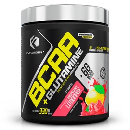 Forzagen BCAAS Amino Acids Powder with Glutamine BCAA Powder, Branched Chain Amino Acids Supplements Powder, BCAA Lean Energy Pre Workout - Post Workout Muscle Recovery Powder, 30 Servings