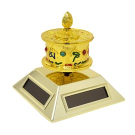 Feng Shui Solar Energy Prayer Wheel+ Free Mxsabrina Red String Bracelet X9038