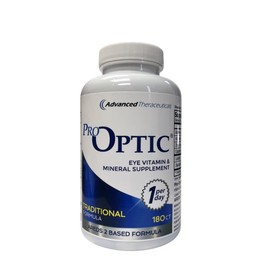 PROOPTIC Traditional Formula (AREDS 2 Based Formula) 180 Capsules - 6 Month Supply - One Capsule Per Day