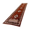 Southwest Native American Long Runner Area Rug Rust Brown Beige