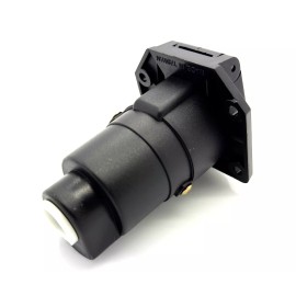 calhawk 7 WAY Round Trailer Connector Female RV Light Plug Connector 7 Poles