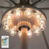 BIGMONAT Battery Operated Hanging Lights Outdoor Patio Umbrella Light RF