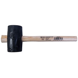 Connex COX625104 Rubber Hammer with Wooden Handle 75 mm