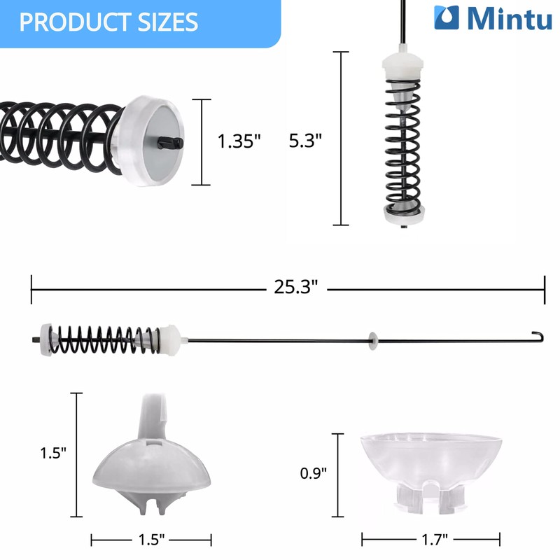 W10780045 Washer Suspension Rod Kit – Compatible with Whirlpool Amana