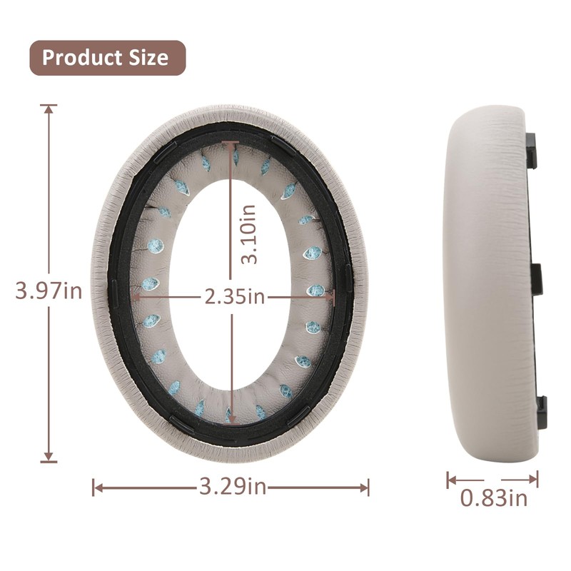 Ear Cushions for Bose QuietComfort Ultra Headphones, Replacement Ear Pads