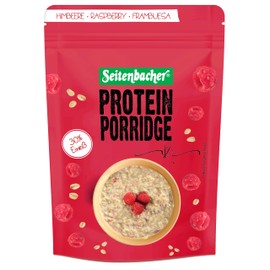 Seitenbacher Porridge Raspberry - Your Warm Breakfast with 30% Protein I Wheat Free I (1 x 500 g)