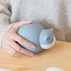 Thermal water bag Meow’s hand warmer Character compress pack Portable thermal water bag winter supplies blue