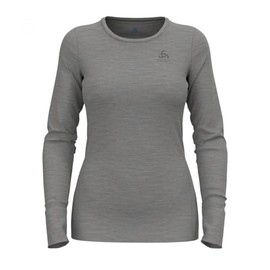 Odlo Intimo termico da donna Merino 200 I Intimo Merino da donna I Maglia termica a maniche lunghe con collo rotondo I Donna