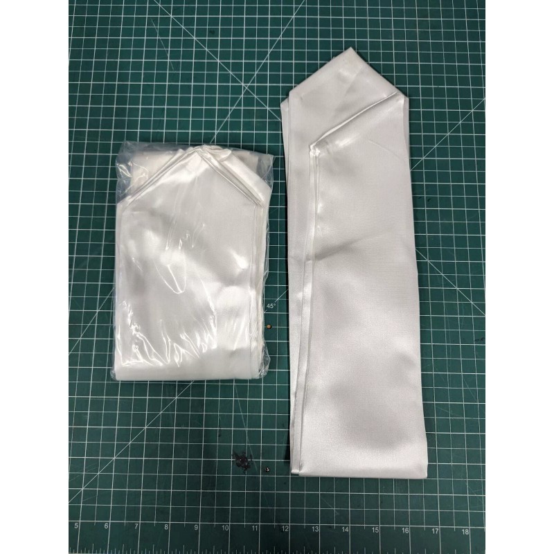 5 Pack 60in White Sublimation Blanks Plain Graduation Stole Scarf