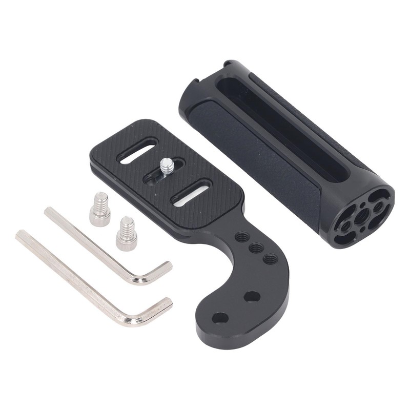 Camera Universal Side Handle Grip with Cold Shoe Mount Ergonomic