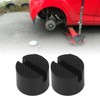 2Pcs Rubber Jack Pad Slotted Adapter Trolley Vehicle Lift Axle