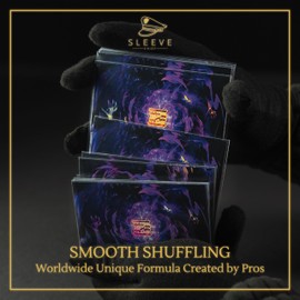 SleeveChief ® Premium Quality Trading Card Oversleeves | Ultra Durable & Clear Card Sleeves | Fit as YuGiOh Card Sleeves, MTG Card Sleeves & More | Glossy | Japanese Size | 70 Pcs