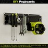 NattyDot Garage Tool Organizer Wall Mount 49.5inch with 9 Hooks