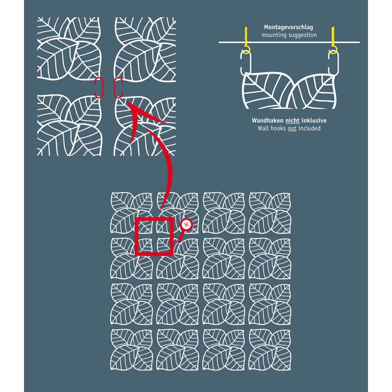 Koziol Leaf Home Decor Set of 4