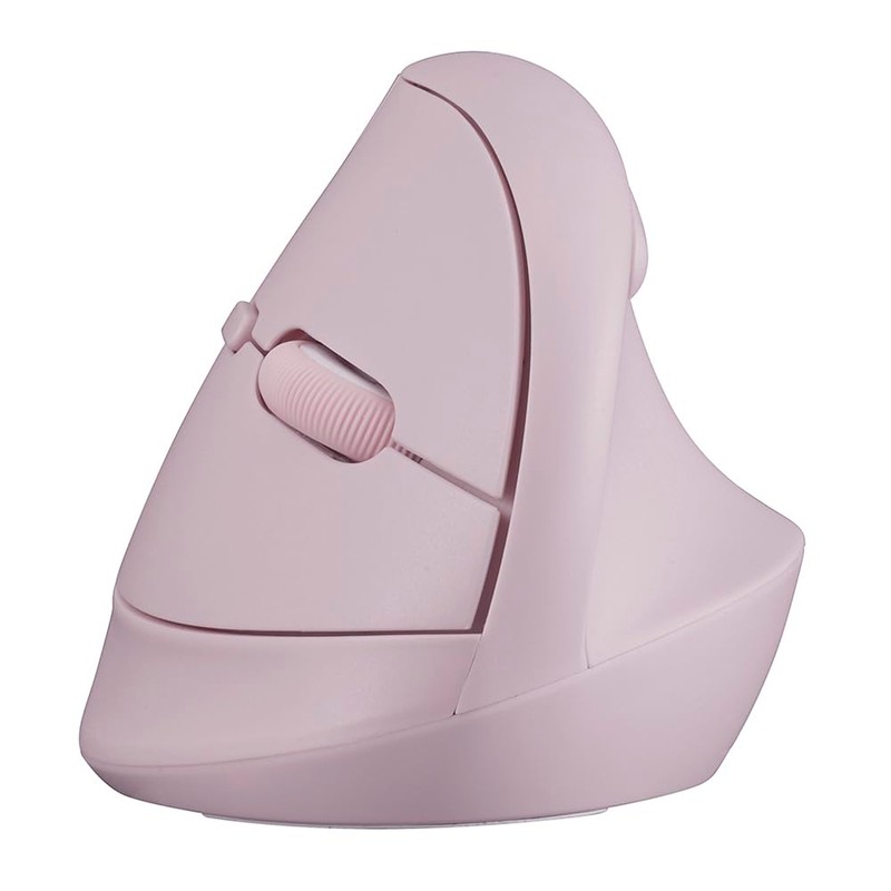 Digio2 Z4521 Mini Ergonomic Bluetooth Mouse, Quiet, 5 Buttons, BlueLED,