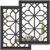 Wocred Set of 2 Rectangular Wall Mirror,Gorgeous Rustic Farmhouse Accent