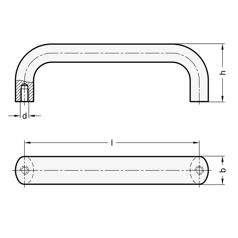 Ganter Standard Elements Green 565 – 160 – Black Handles