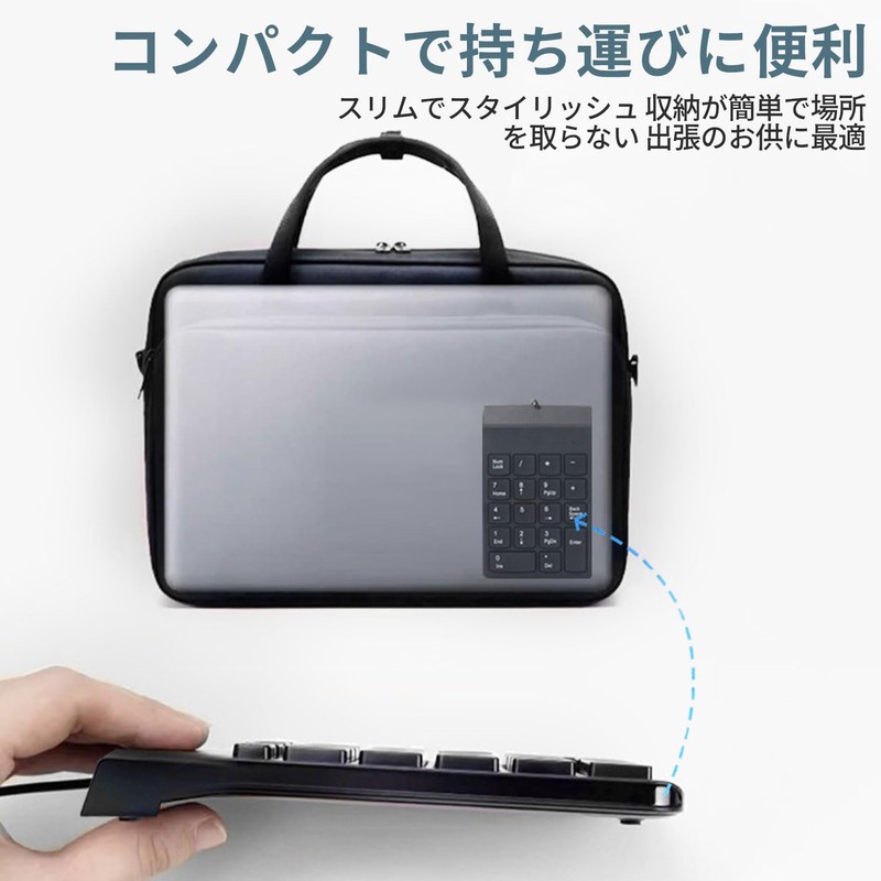 Numeric Keypad Wireless Not Bluetooth Wireless Receiver with Tab Key