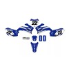 YAMAHA TTR110 Blue Factory Graphic Decal Sticker Kit Fits 2014-2023