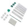 6PCS Plastic Moss Poles for Monstera Small Medium Climbing Plants