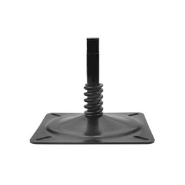 Boat Seat Pin Mount Pedestal Pin Seat with Spring Swivel Mount Plated Stand for 3/4" Pin Post for Marine Pontoon Jon and Bass Boats, 1 Pack