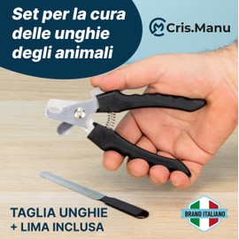 Dog Nail Clippers with Sharp Blade and Non-Slip Grip - Precise and Safe Cutting - Compact and Portable with File Included