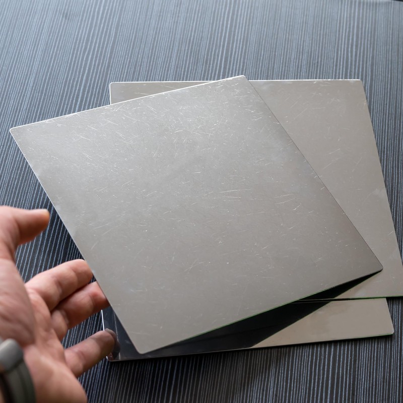 StayMax Stainless Steel Plate Metal Engraving Blank 8 * 8