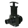 Valterra 7134 ABS Gate Valve, Black, 1-1/2" Stepdown Pool Hose