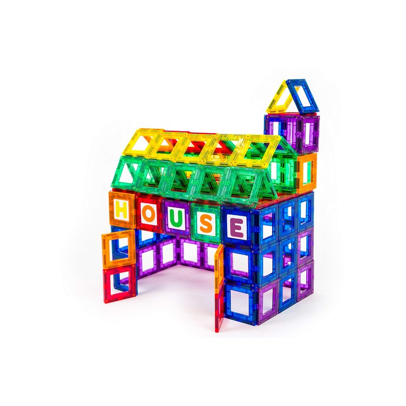 Playmags 36 Pcs Magnetic Tiles Building Set - Magnetic Tiles