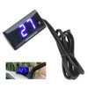 Motorcycle Water Temperature Gauge, Universal Motorcycle DC12V LCD Screen Slim