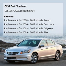 Engine VVT Solenoid 15810R70A03 Engine Variable Timing Solenoid Replacement for 2008-2012 Honda Accord, 2010-2012 Crosstour, 2008-2017 Odyssey, 2009-2015 Pilot # 15810R70A04