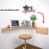 Folding Console Heavy Duty 300 mm - Folding Hinge Pack
