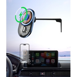 Car Phone Holder for 2022-2025 Honda CR-V/Hybrid/HR-V Car Phone Stand Specifically Designed for 7/8 Inch Central Control Screens It Can Provide 15W MagSafe Magnetic Wireless Charging