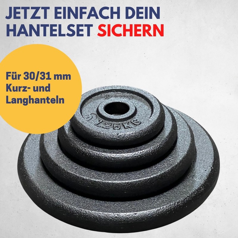 Best Sport Training Collars for Weight Discs - Silver