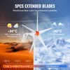 VEVOR 500W Wind Turbine Generator, 12V Wind Turbine Kit, 5-Blade