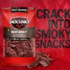 Jack Link's Beef Jerky, Peppered, Half Pounder Large Jerky Bag