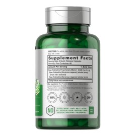 Saw Palmetto 3600mg 120 Caps Horbaach Ayuda Prostata Palma E Sabor Neutro